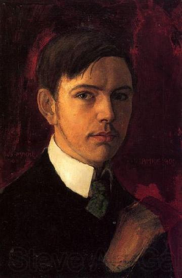 August Macke Self-portrait Norge oil painting art